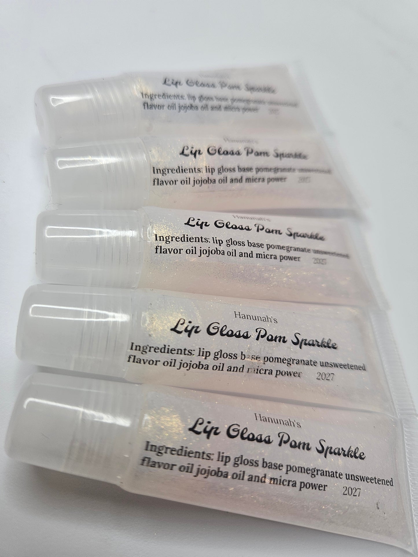 Unsweetened Vegan Lip Gloss Base, Jojoba Oil & Mica power Handmade Moisturizing Gloss | High Shine | Cruelty-Free Lip Gloss