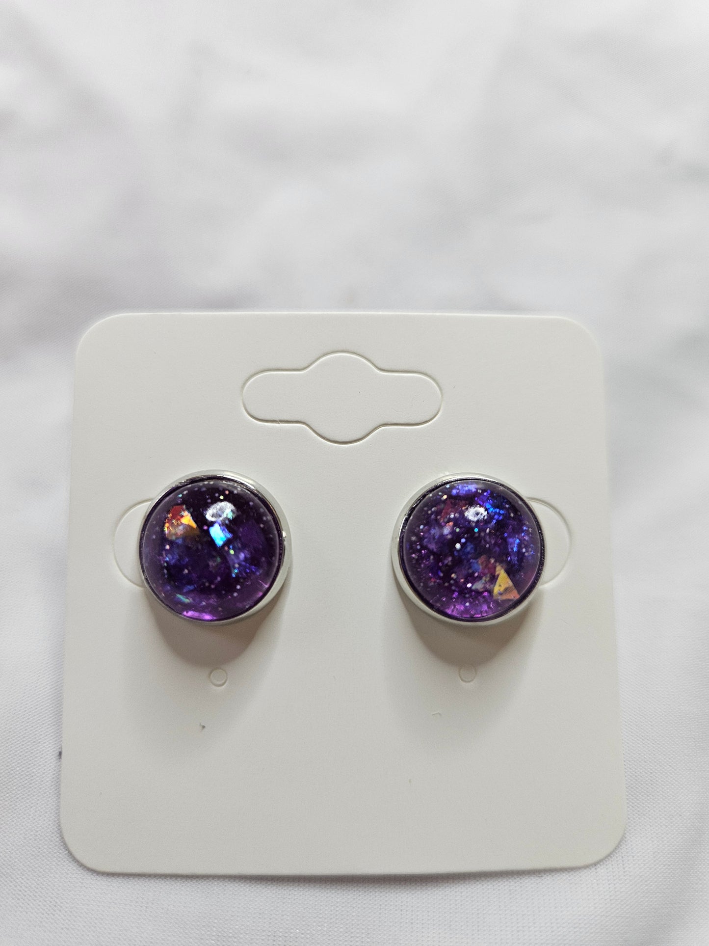 Handmade Resin Stud Earrings