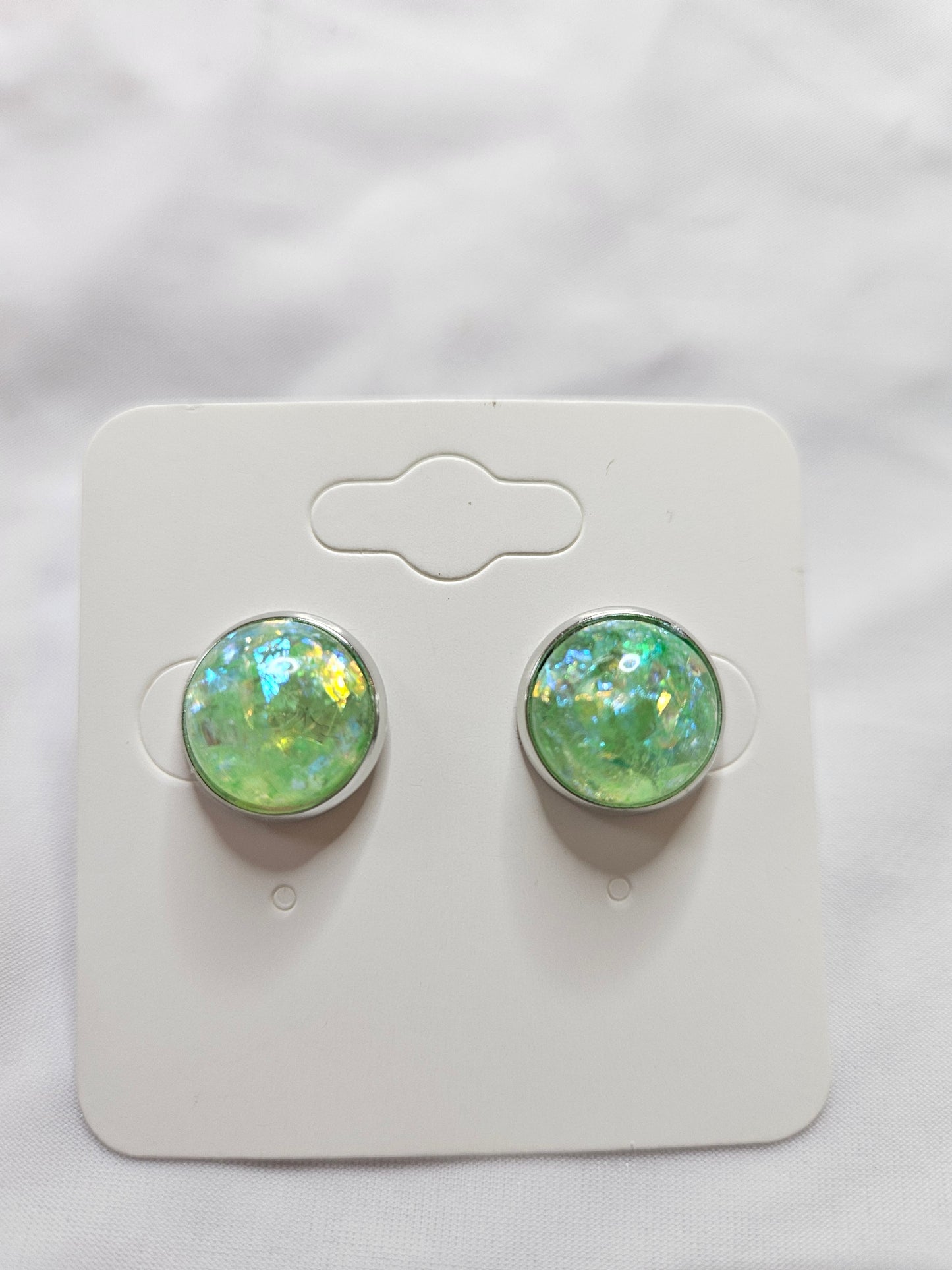 Handmade Resin Stud Earrings