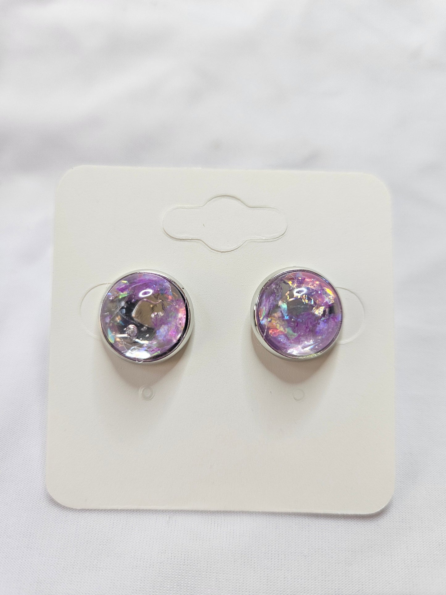 Handmade Resin Stud Earrings