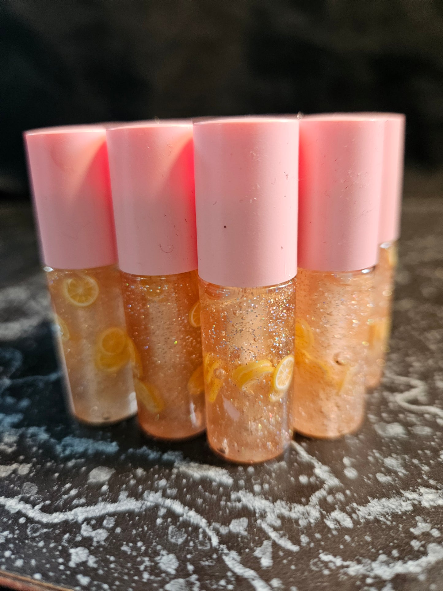 Mini Vegan Lip Gloss | Handmade 1.2ml Tubes | TKB Base, Mica & Unsweetened Flavor | Moisturizing Gloss | Gift or Travel Size