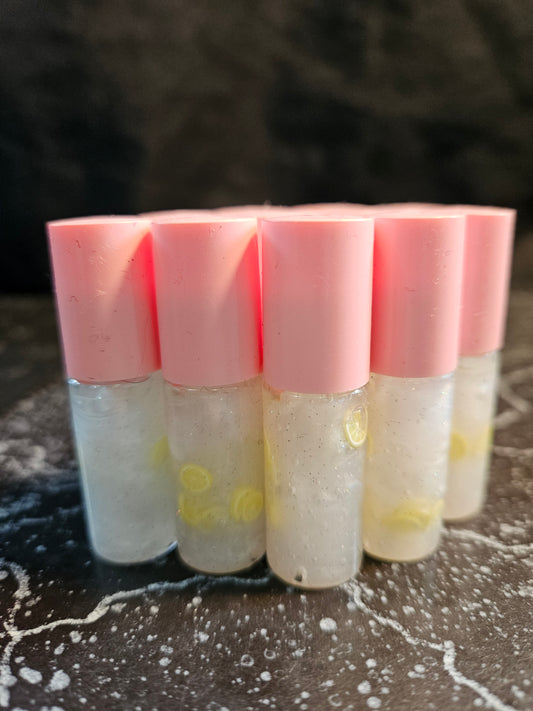 Mini Vegan Lip Gloss | Handmade 1.2ml Tubes | TKB Base, Mica & Unsweetened Flavor | Moisturizing Gloss | Gift or Travel Size