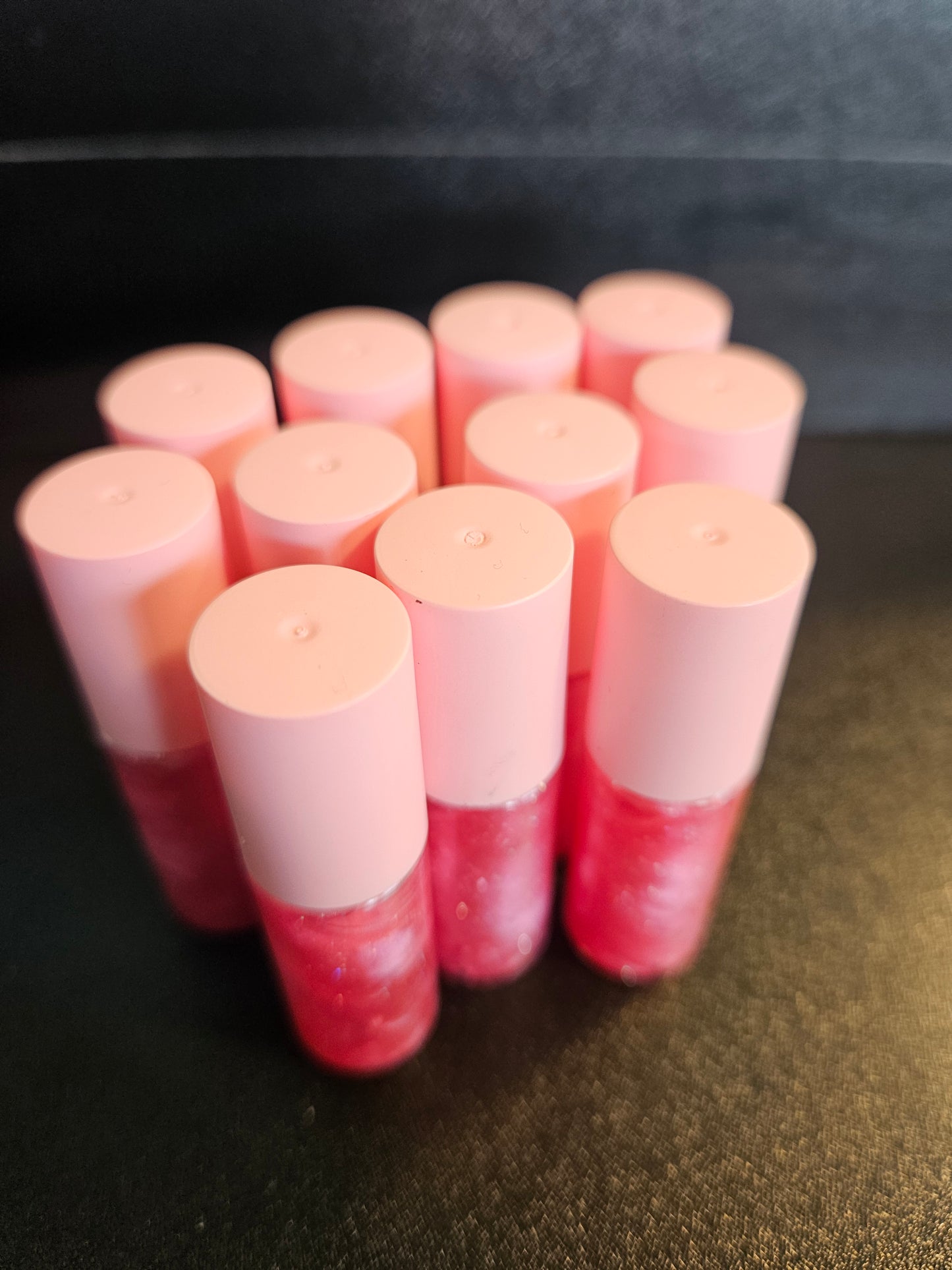 Mini Color-Changing Lip Gloss – Handmade Shimmer Gloss | 1.2ml Travel Size | Glitter Lip Gloss | Moisturizing Jojoba Oil Lip Gloss