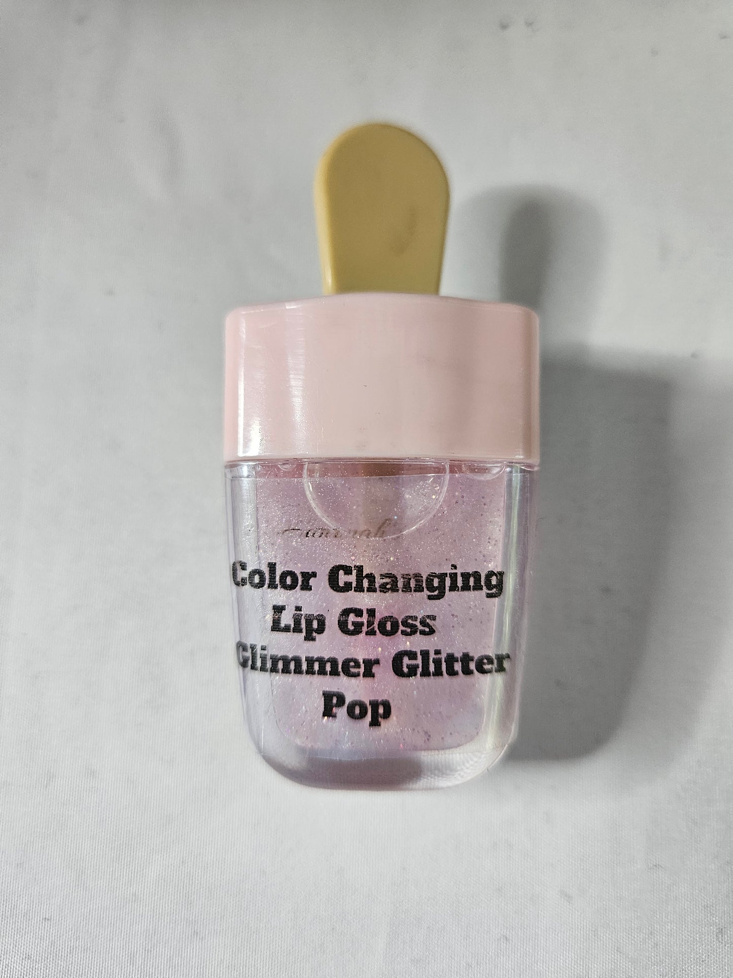 Color Changing Lip Gloss – Pineapple Bliss | Glitter Lip Gloss | Moisturizing Shimmer Gloss | Handmade Lip Gloss