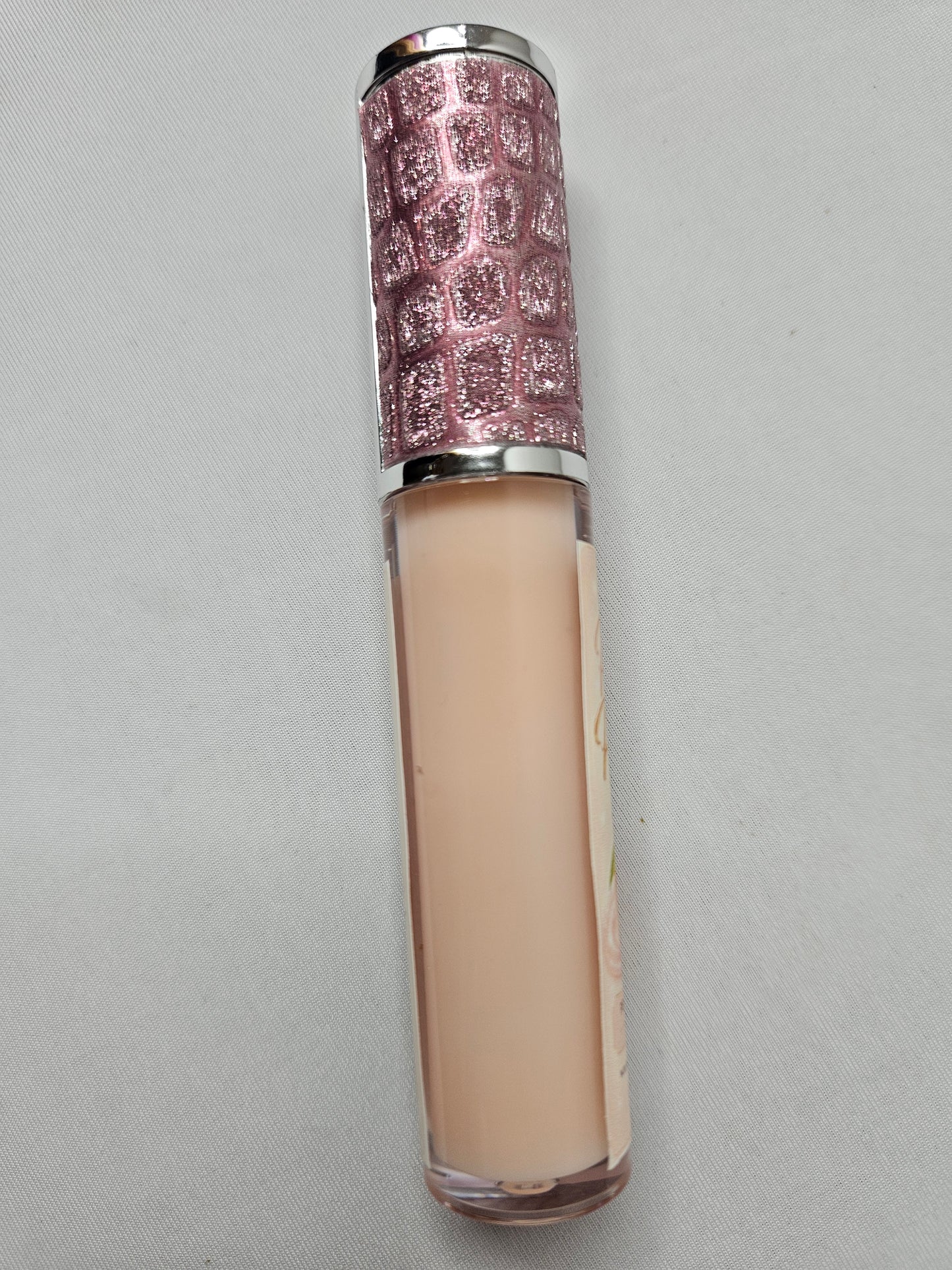 Peach Princess Lip Gloss – Peach Flavored Unsweetened Gloss with Vitamin E Oil & Cosmetic Mica, 5 mL