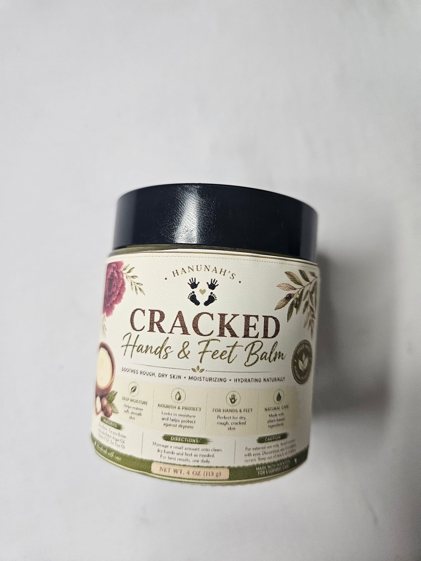 Hand & Foot Balm for Dry, Cracked Skin + Soft Cotton Fuzzy Socks | Deep Moisture Repair | Self-Care Gift Set