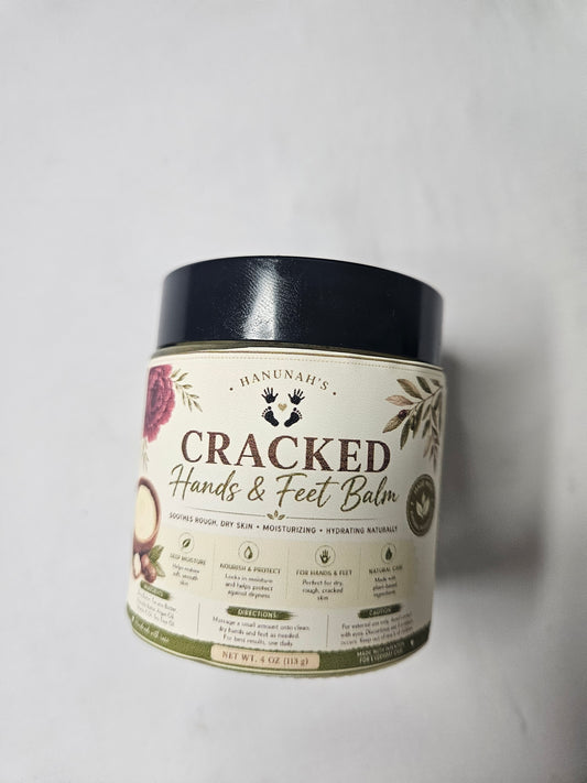 Hand & Foot Balm for Dry, Cracked Skin + Soft Cotton Fuzzy Socks | Deep Moisture Repair | Self-Care Gift Set